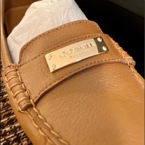 All leather New York Coach Car Shoes